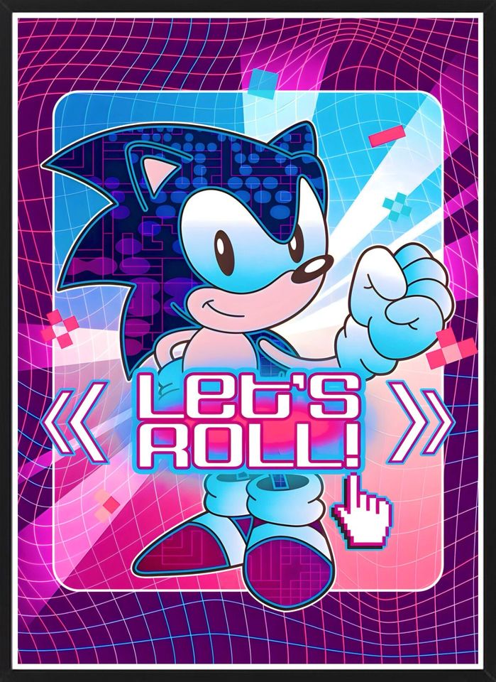 Sonic the Hedgehog Digital Download Poster Bundle for bedroom decor, party decor, game room decor