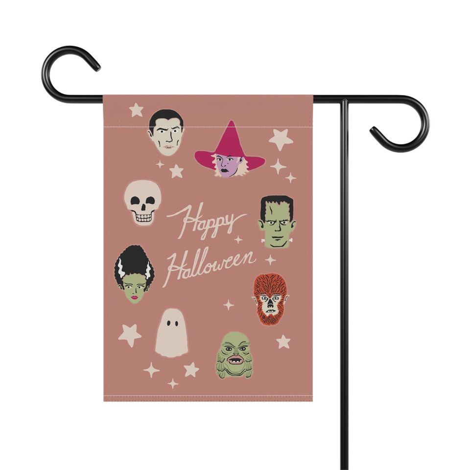 Halloween Garden Flag, Fall Garden Flag