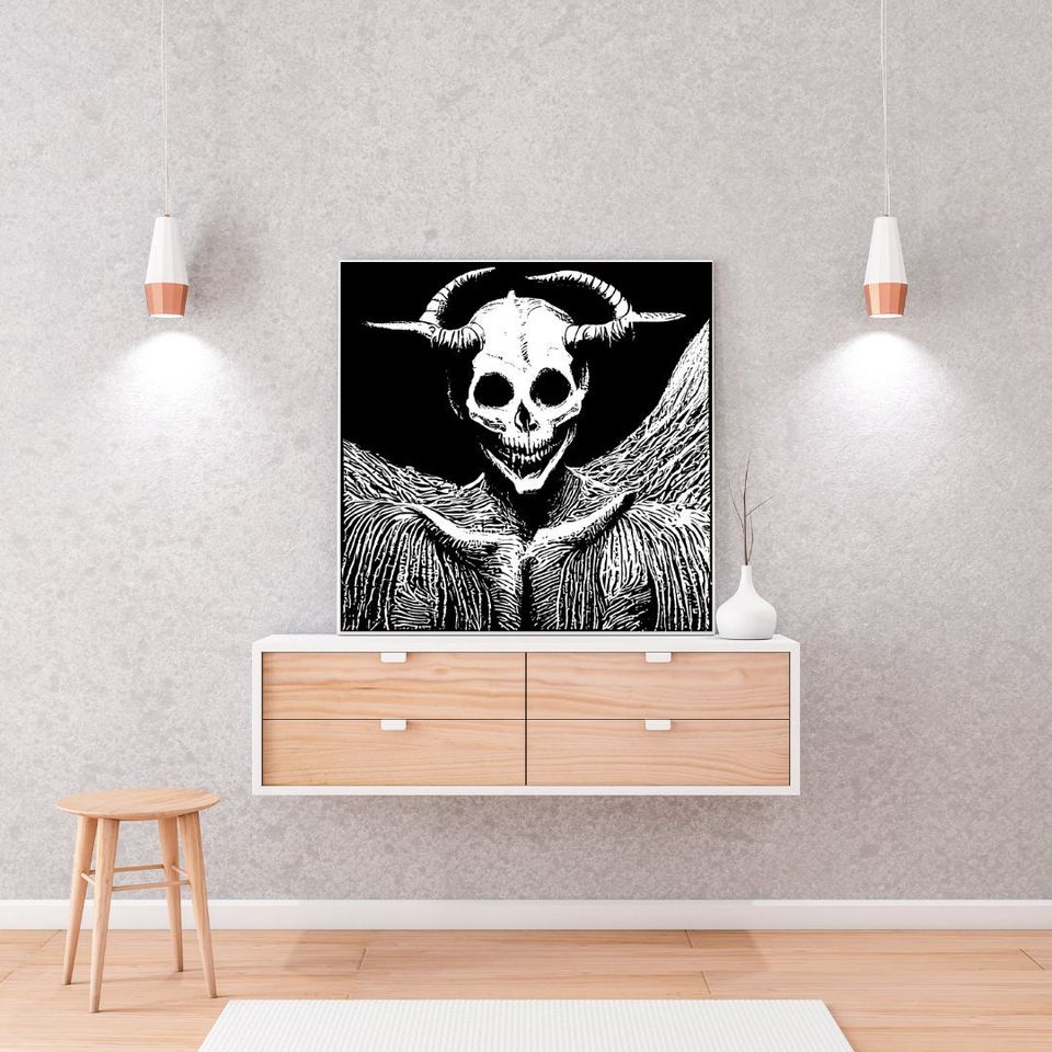 skeleton print | halloween wall art | halloween decor | halloween poster