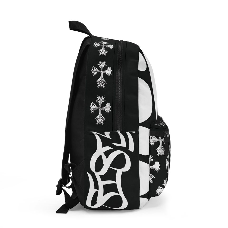 NEMESIS streetwear graffiti custom backpack