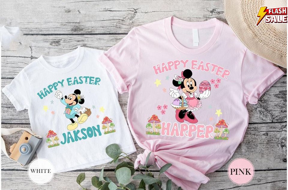 Custom Disney Easter Vacation Family Egg Custom T Shirt