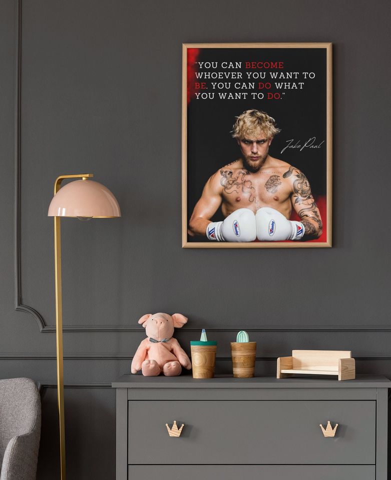 Jake Paul Motivational Poster | Boxing Poster