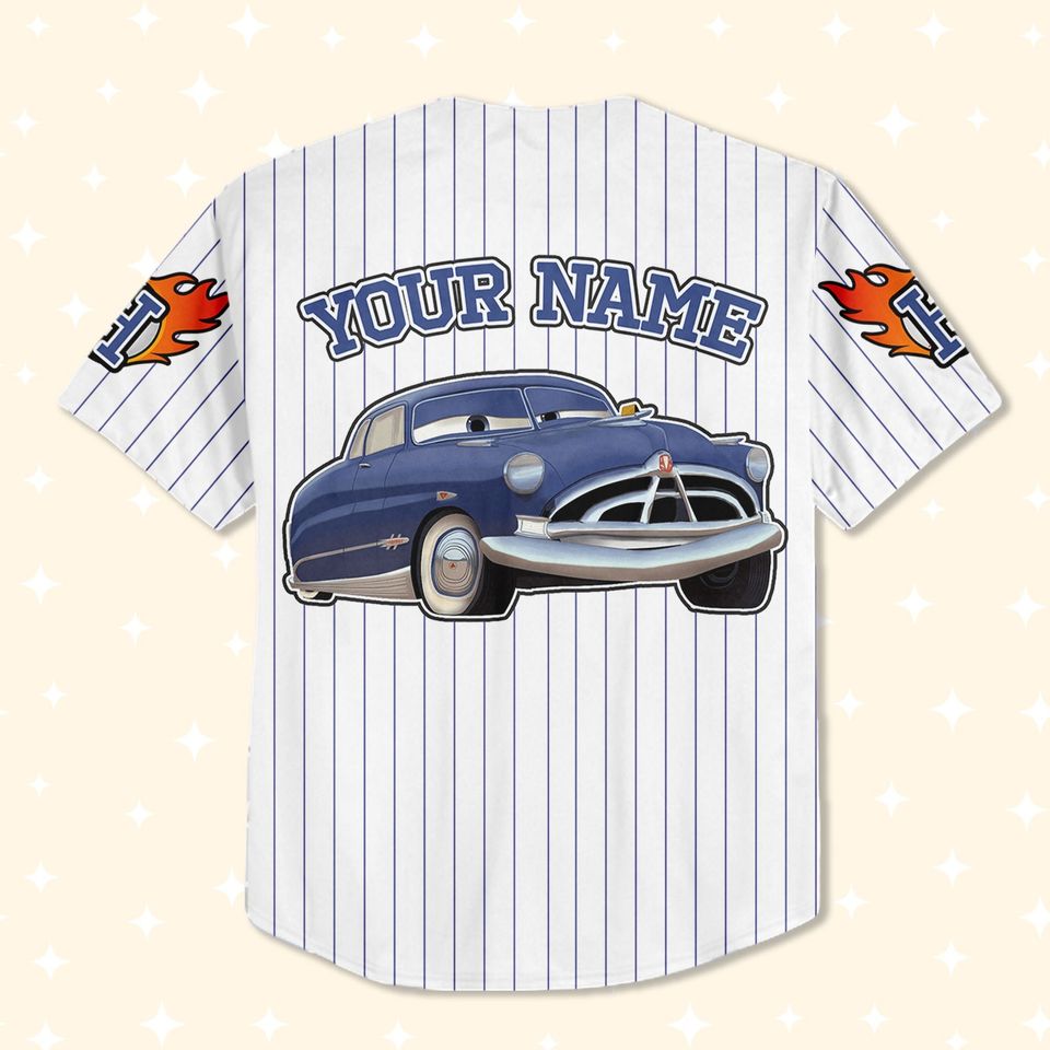 Personalized Hudson-navy Disneyland Baseball Jersey