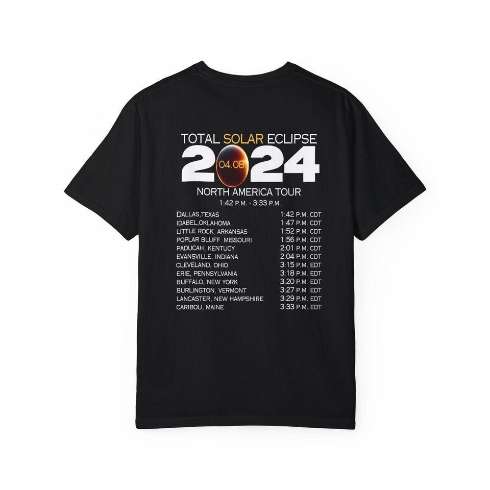 Kentucky Total Solar Eclipse 2024 Shirt, Path of Totality, Moon Astronomy Gift