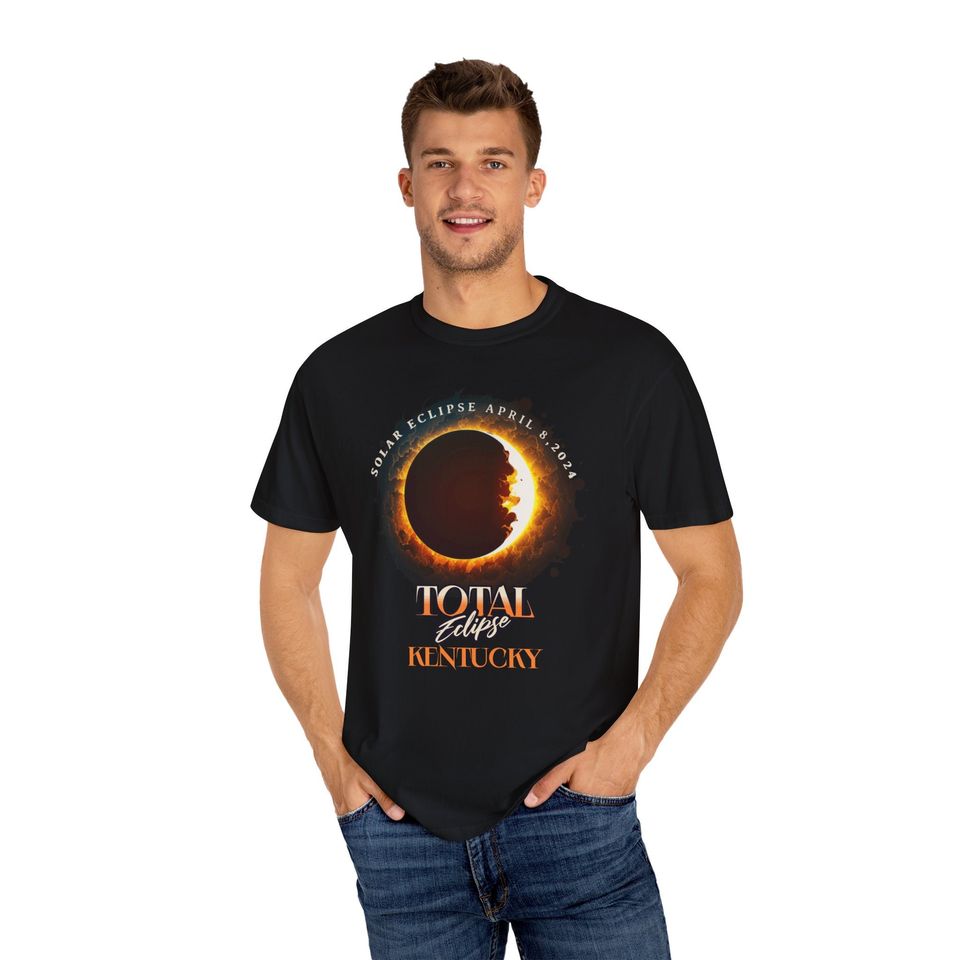 Kentucky Total Solar Eclipse 2024 Shirt, Path of Totality, Moon Astronomy Gift