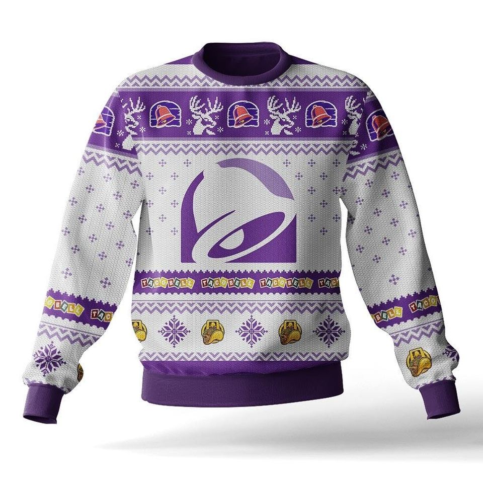 Xmas Taco Bell Ugly Christmas Sweater
