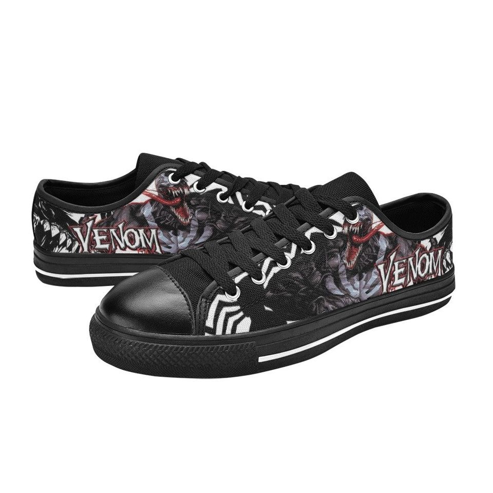 Venom Low Top Shoes Sneakers Disney Low Sneakers