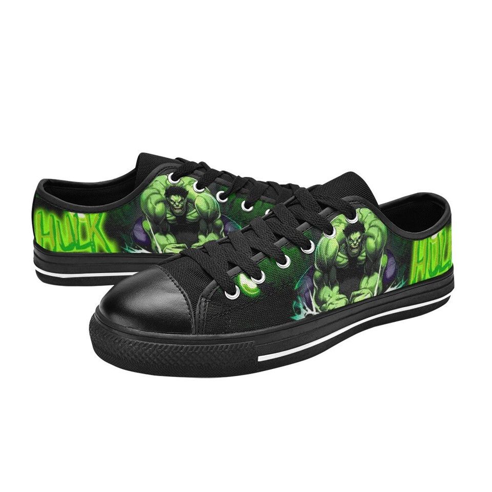 Hulk Low Top Shoes Sneakers Disney Low Sneakers
