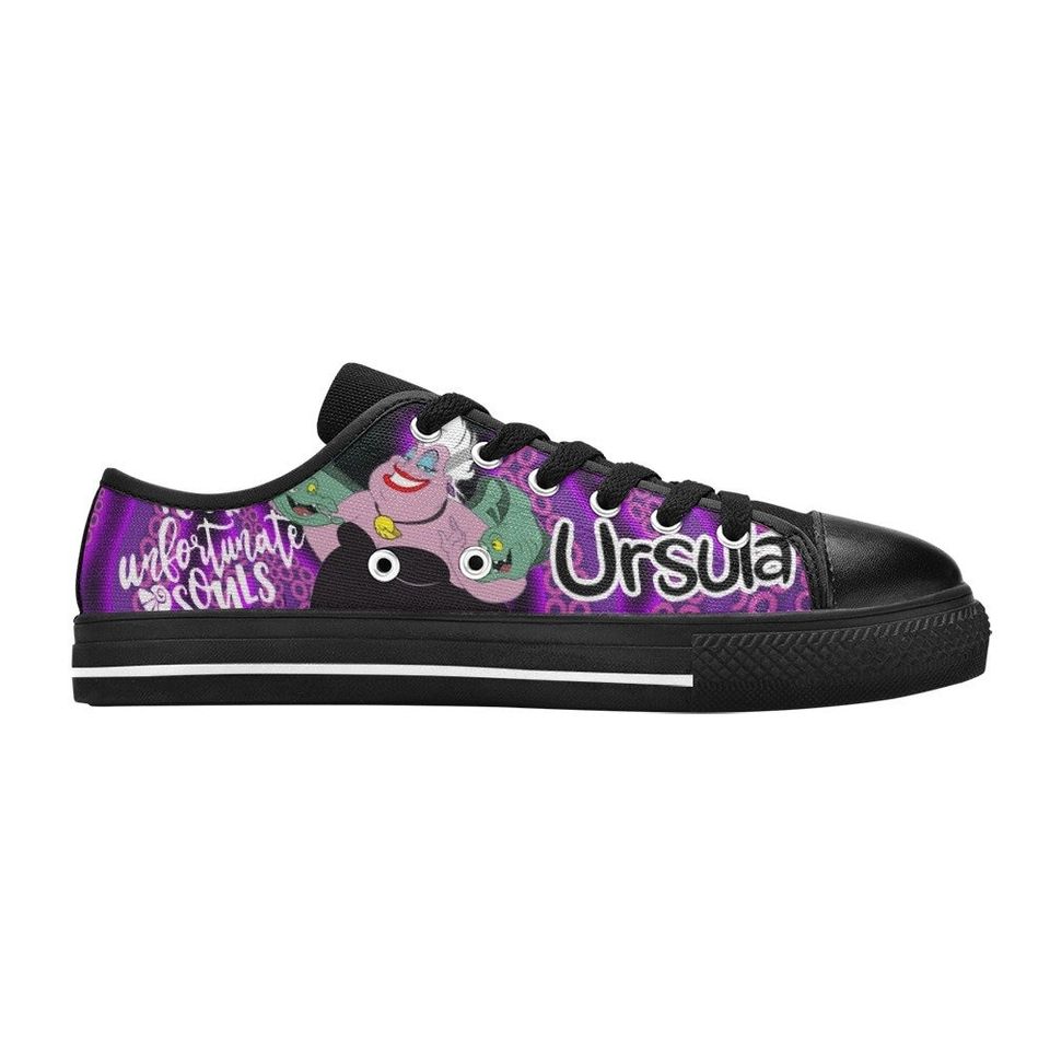 Ursula Low Top Shoes Sneakers Disney Low Sneakers