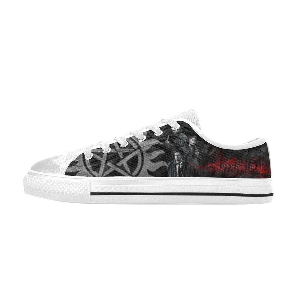 Supernatural Low Top Shoes Sneakers, Supernatural Shoes
