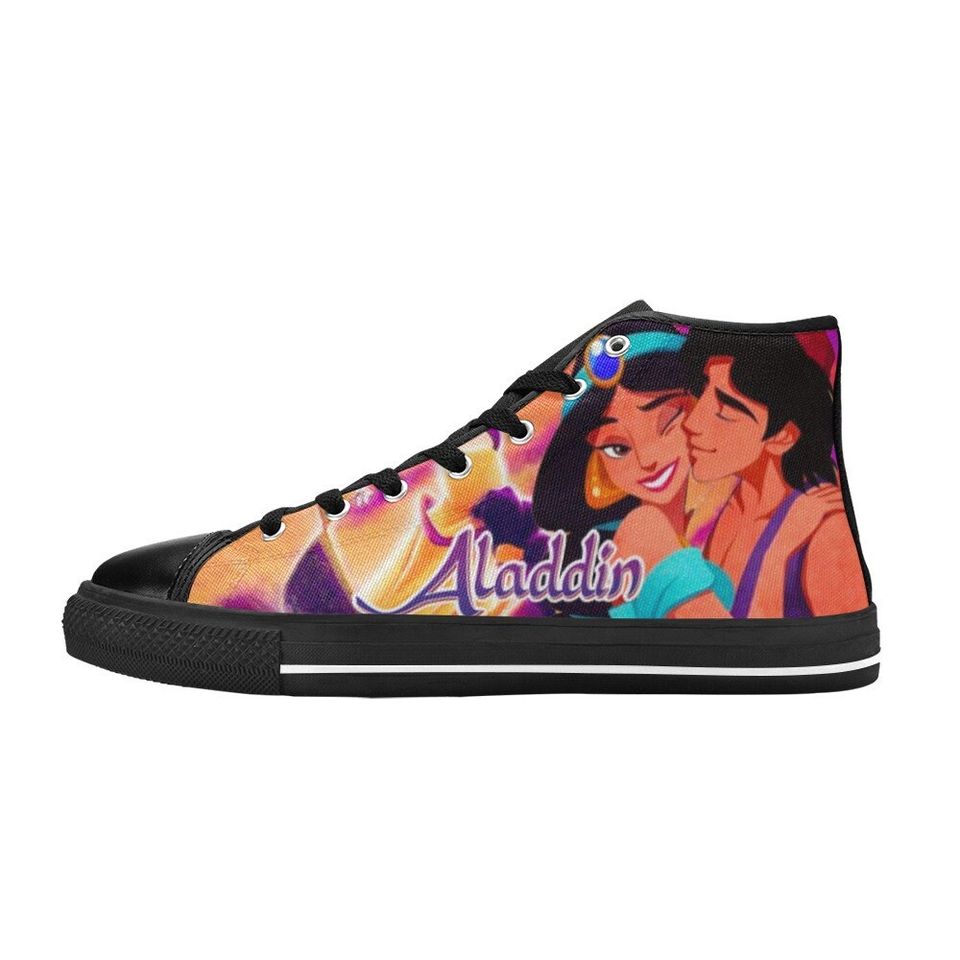Princess Jasmine Aladdin High Top Shoes Sneakers