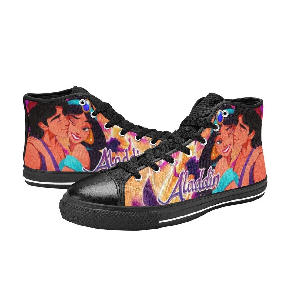 Princess Jasmine Aladdin High Top Shoes Sneakers