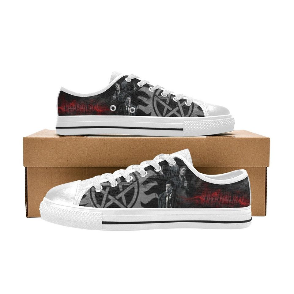 Supernatural Low Top Shoes Sneakers, Supernatural Shoes