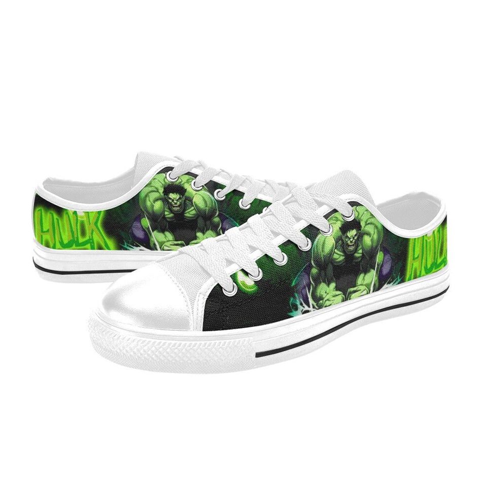 Hulk Low Top Shoes Sneakers Disney Low Sneakers