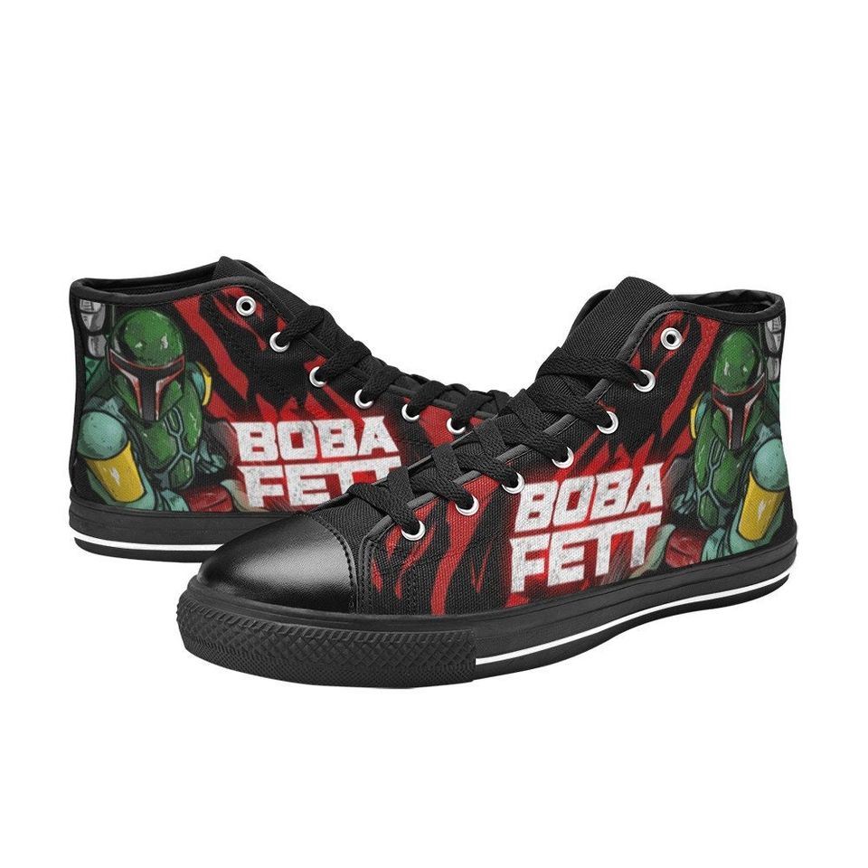 Boba Fett High Top Shoes Sneakers