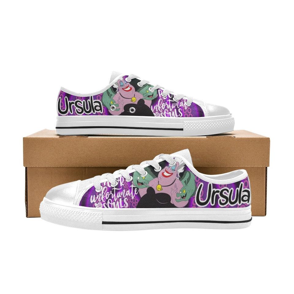 Ursula Low Top Shoes Sneakers Disney Low Sneakers
