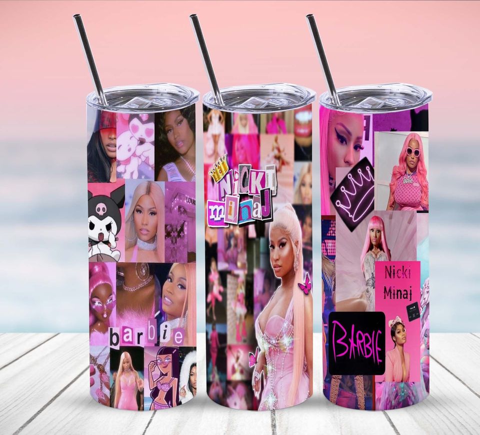 Nicki Minaj Tumbler with Lid and Straw