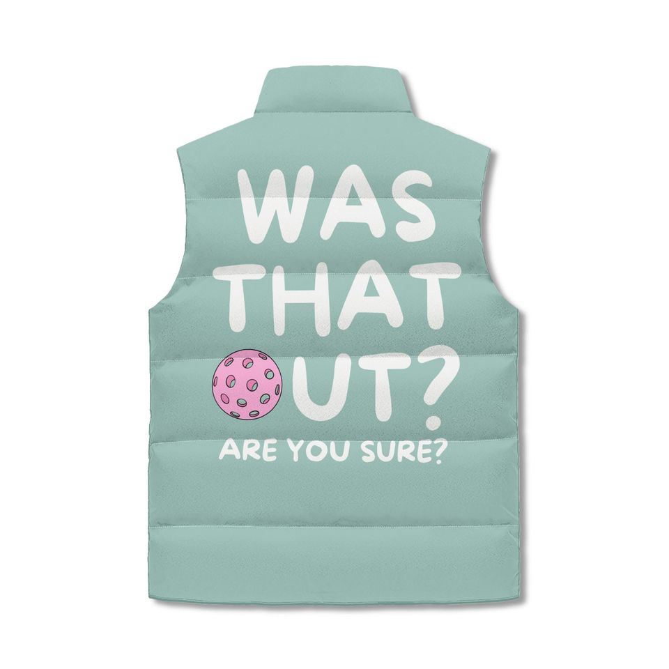 Pickleball Puffer Sleeveless Jacket