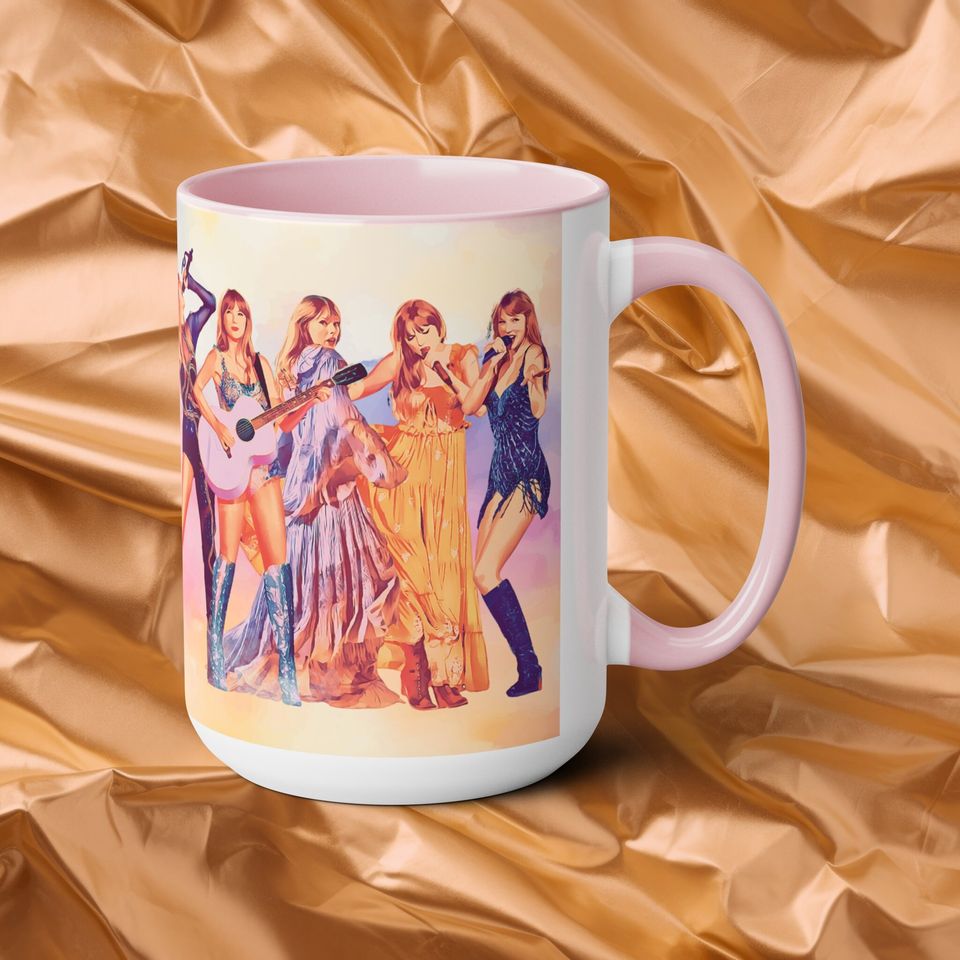 Swiftea Taylor's Eras Tour 15 Ounce Accent Mug