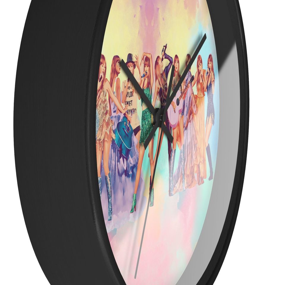 Eras Tour Taylors Version Round Shape Wall Clock