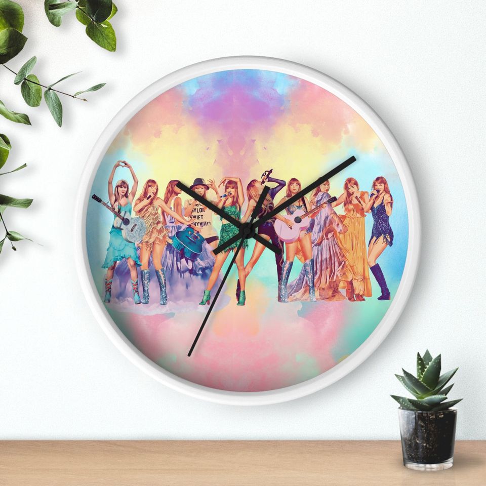 Eras Tour Taylors Version Round Shape Wall Clock