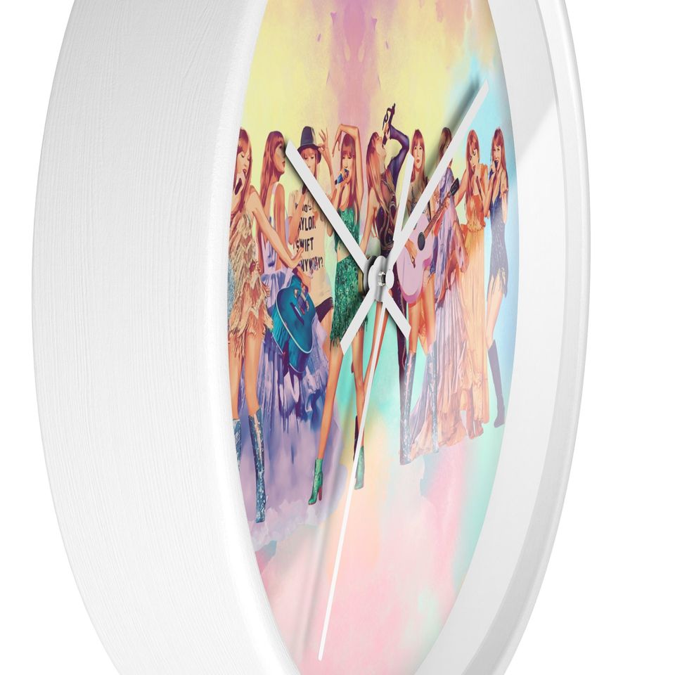 Eras Tour Taylors Version Round Shape Wall Clock