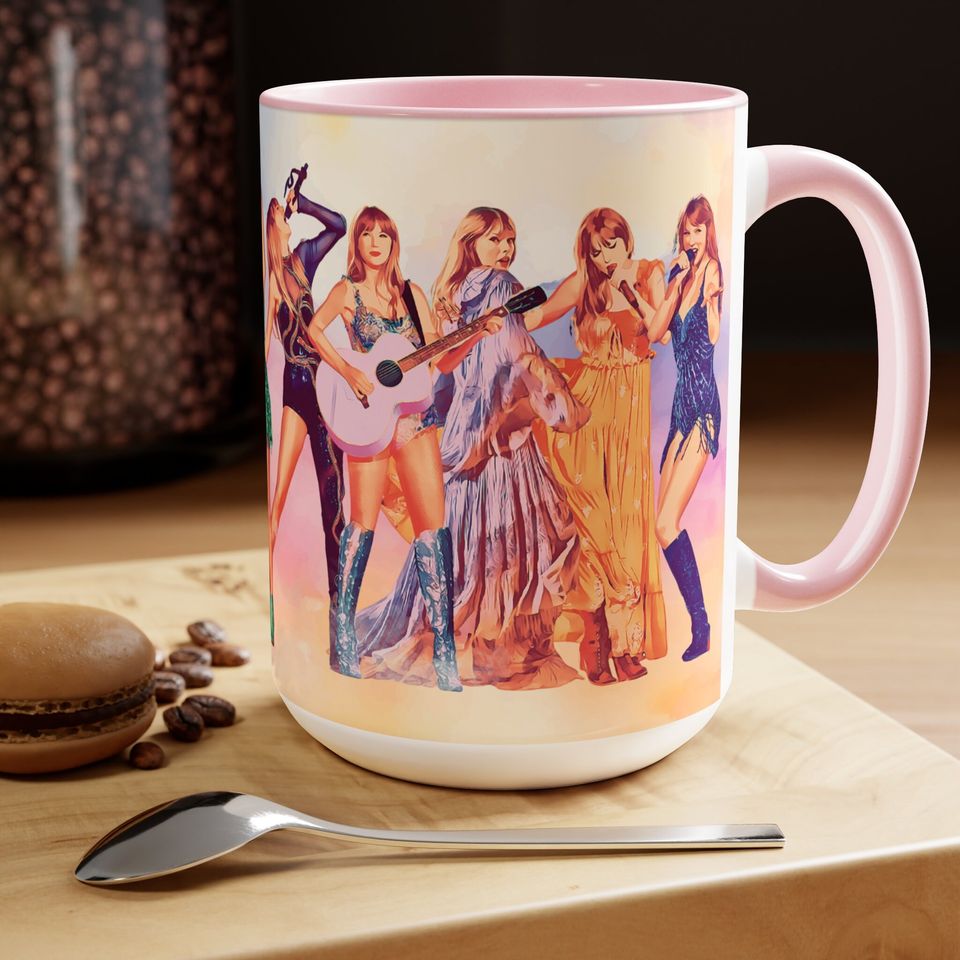 Swiftea Taylor's Eras Tour 15 Ounce Accent Mug