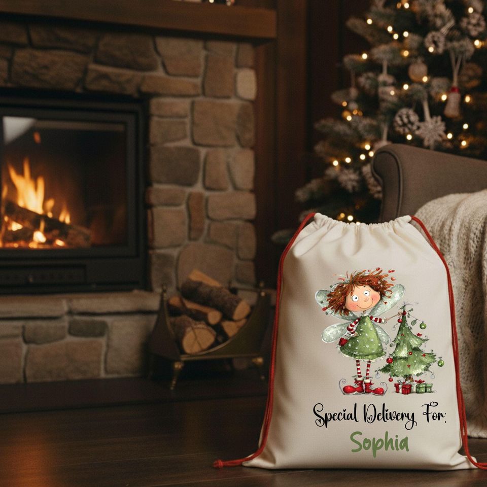 Personalized Santa Bag - Personalised Santa Sack | Christmas Present Sack | Baby's First Christmas Gift-Special Delivery For Santa Sack