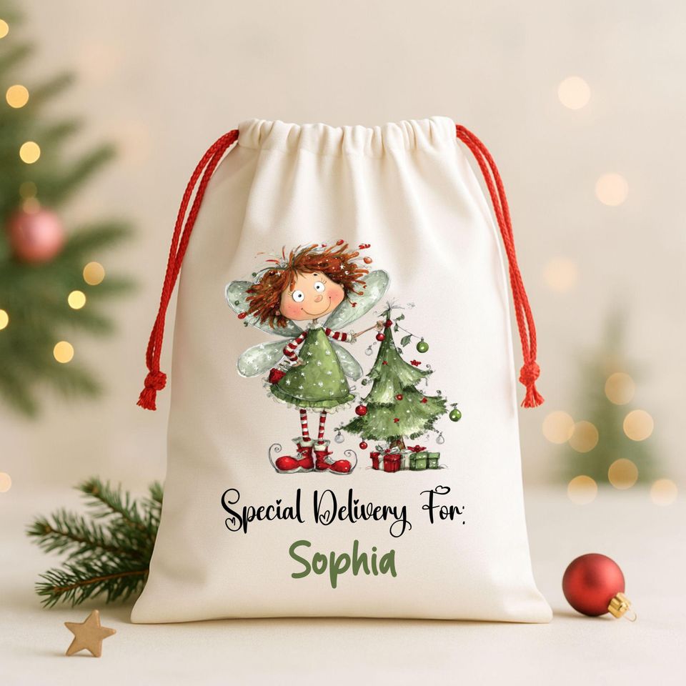 Personalized Santa Bag - Personalised Santa Sack | Christmas Present Sack | Baby's First Christmas Gift-Special Delivery For Santa Sack