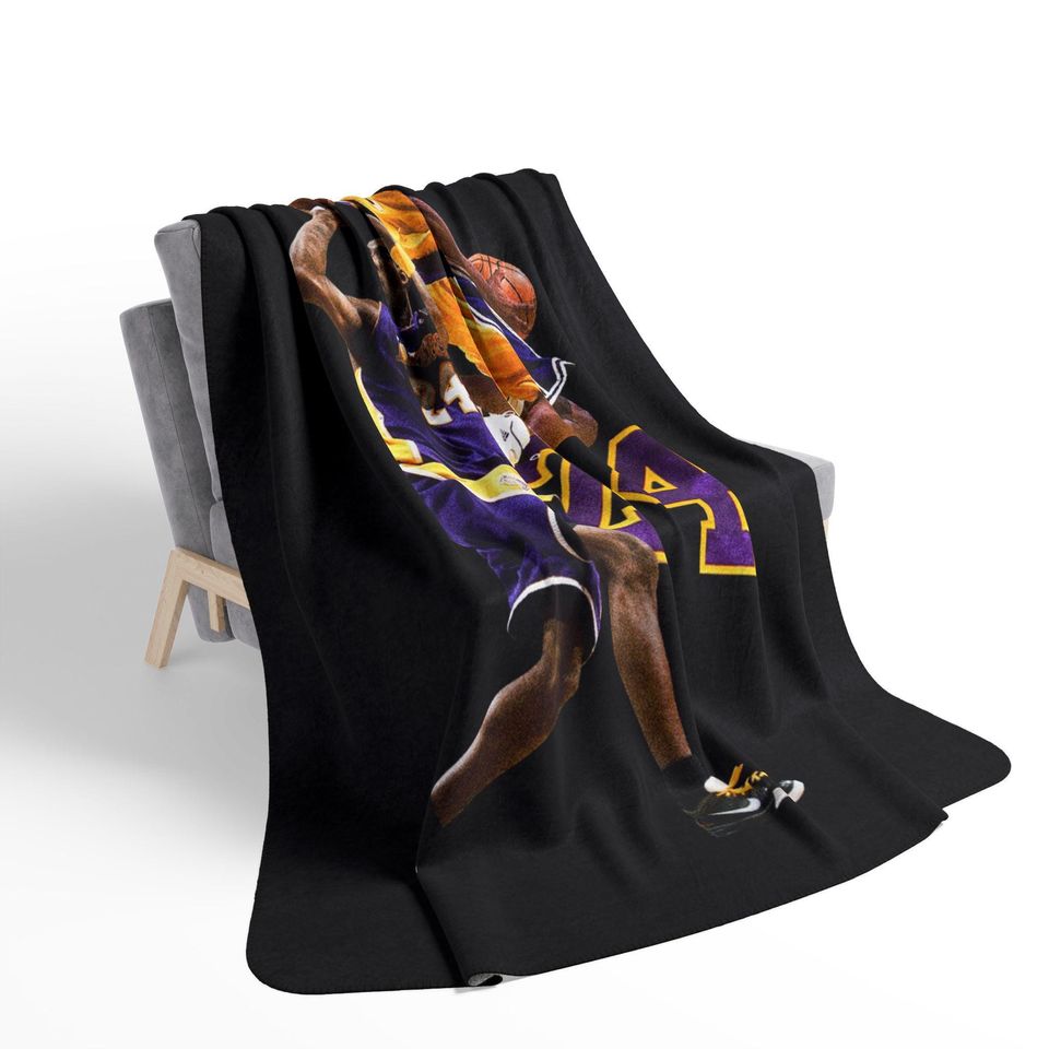 Kobe Bryant Sherpa Blanket | Lakers Fan Gift