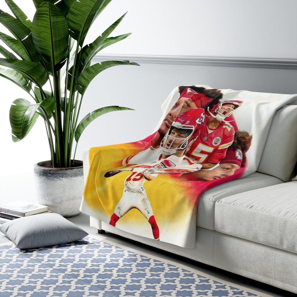 Patrick Mahomes Fleece Blankets