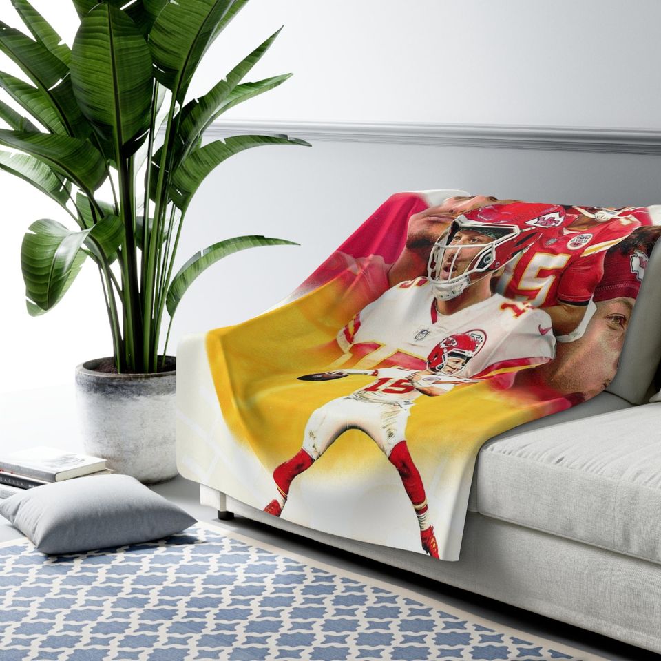 Patrick Mahomes Fleece Blankets