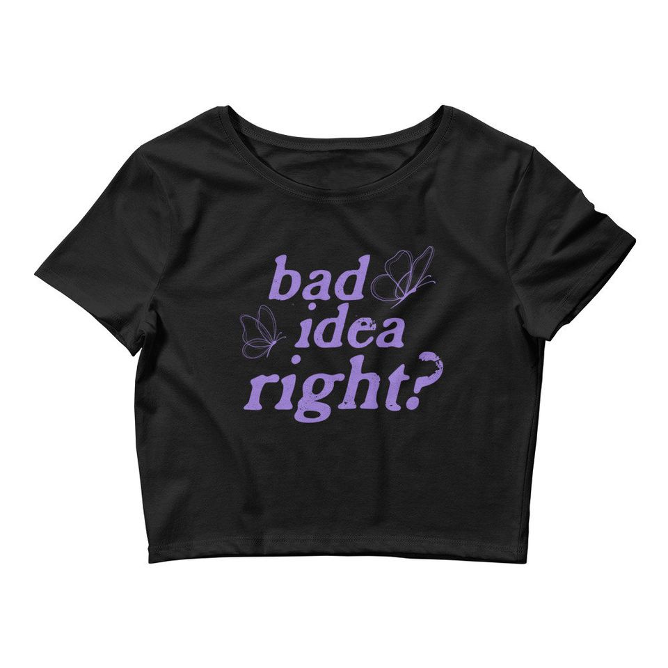 Bad Idea Right Crop Top - Olivia Rodrigo Gut Inspired