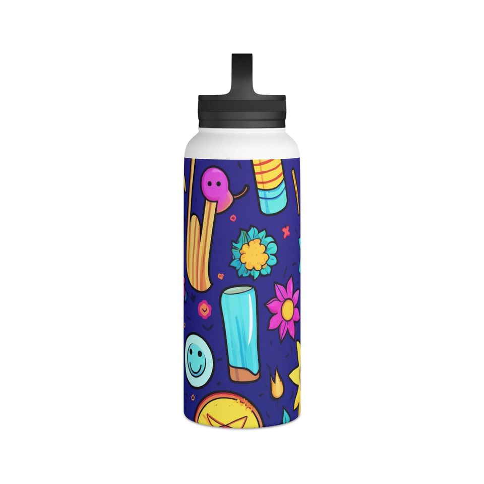 Stainless Steel Water Bottle, Handle Lid, Bottle Gift