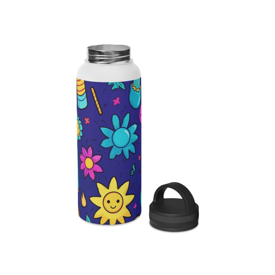 Stainless Steel Water Bottle, Handle Lid, Bottle Gift