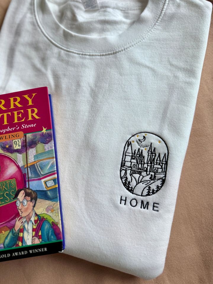 Harry Potter Inspired Embroidered Jumper/ Sweatshirt / Unisex Gift