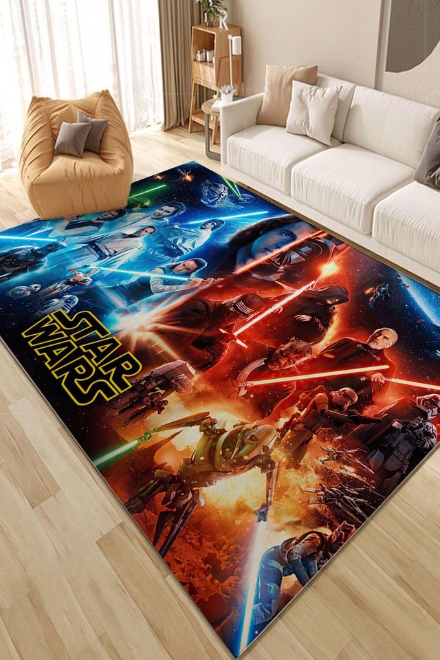Star Wars Rug: Darth Vader, Custom Kids Room Decor