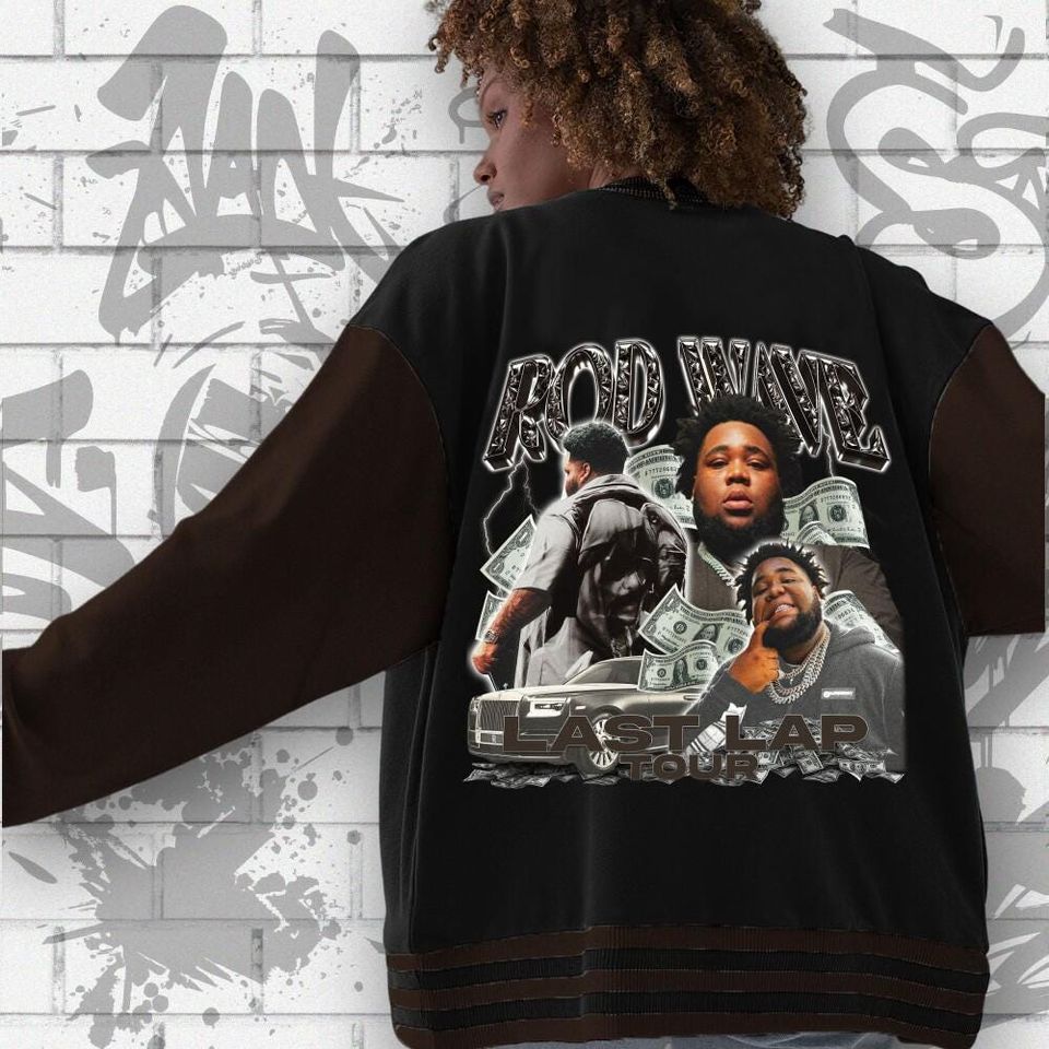 Custom Dunk Low Baroque Brown Unisex Varsity Jacket, Rd Wave Last Lap Tour, Varsity Jacket