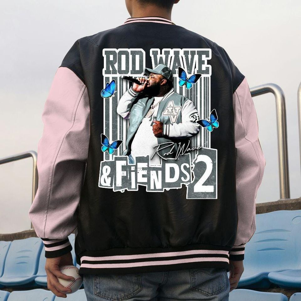 Custom Rod Wave Varsity Jacket, Rd Wave And Friends II Varsity Jacket, Rod Wave Music Jacket
