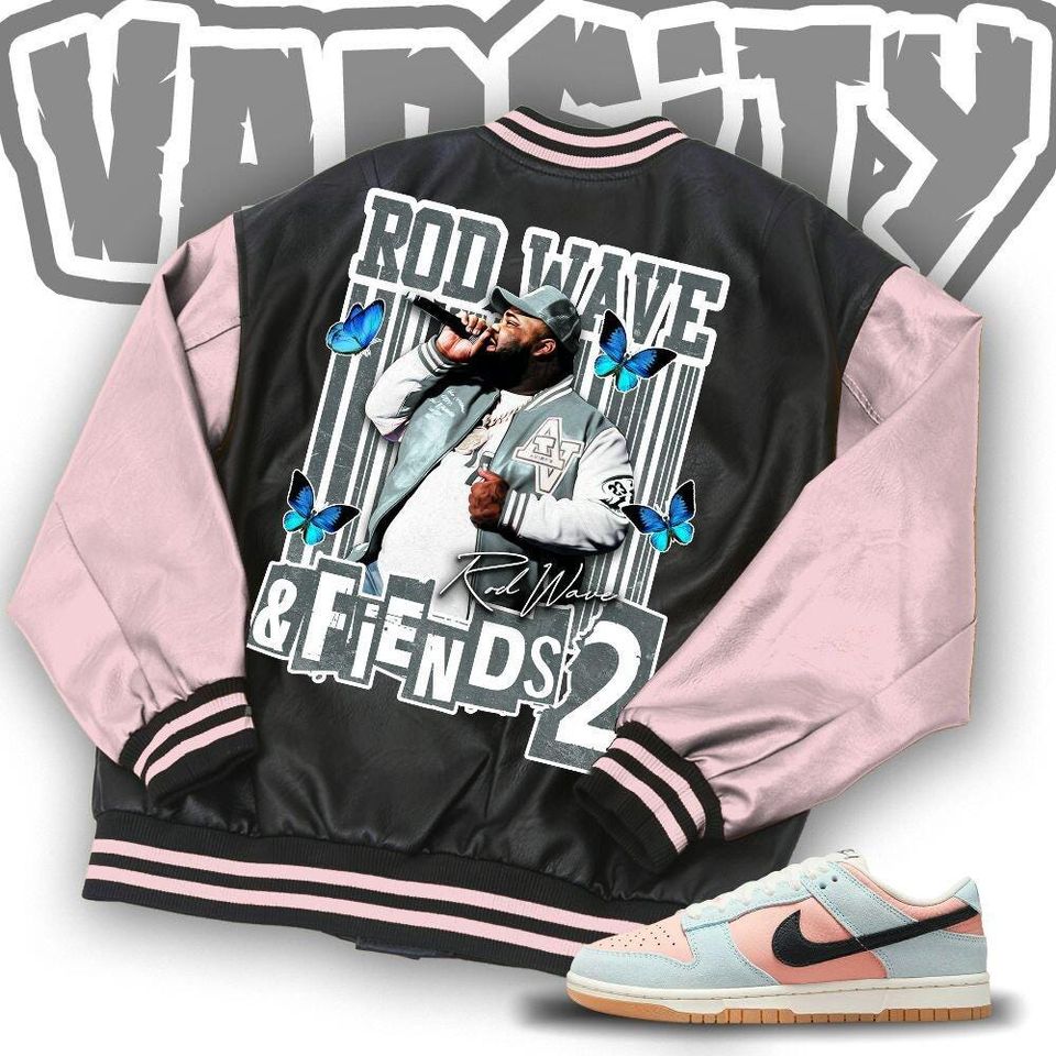 Custom Rod Wave Varsity Jacket, Rd Wave And Friends II Varsity Jacket, Rod Wave Music Jacket