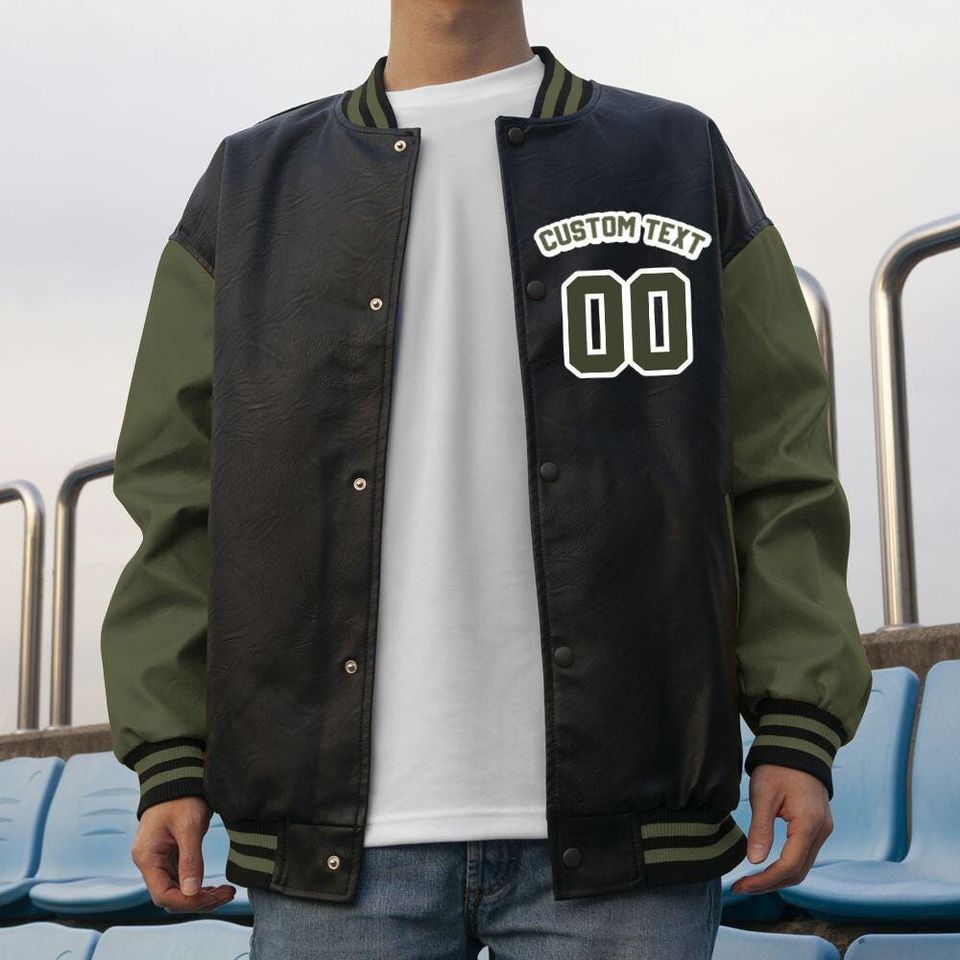 Custom AM 1 Essential Premium Unisex Varsity Jacket, Rod Wave Last Lap Tour Varsity Jacket, Rap Music Varsity Jacket
