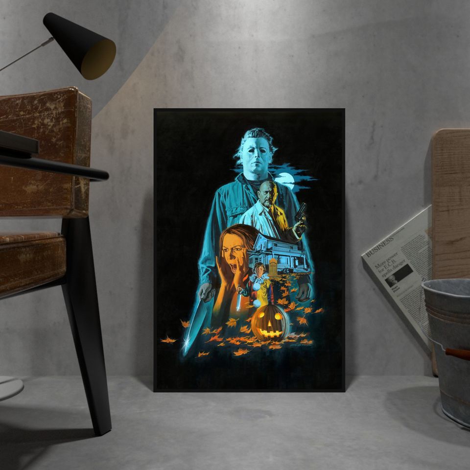 Halloween Poster, Michael Myers Wall Art, Wall Decor