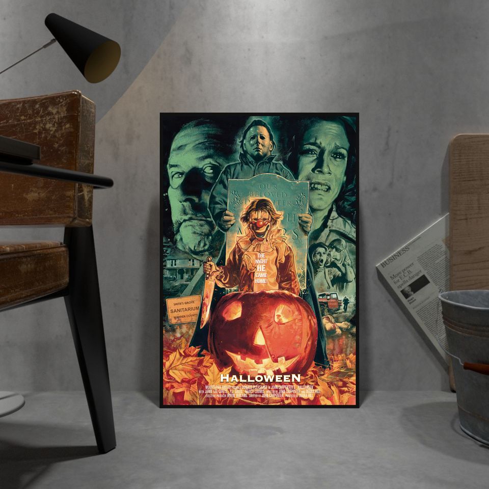 Halloween Poster, Michael Myers Wall Art, Wall Decor