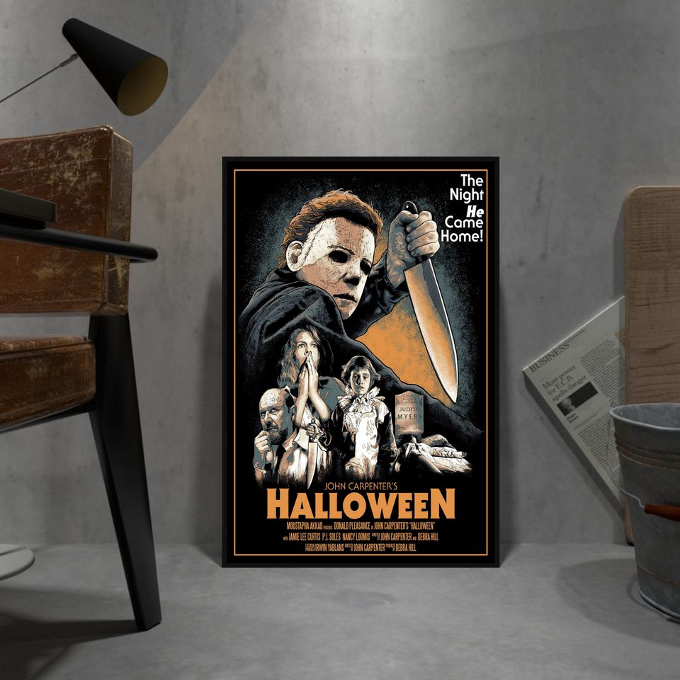 Halloween Poster, Michael Myers Wall Art, Wall Decor