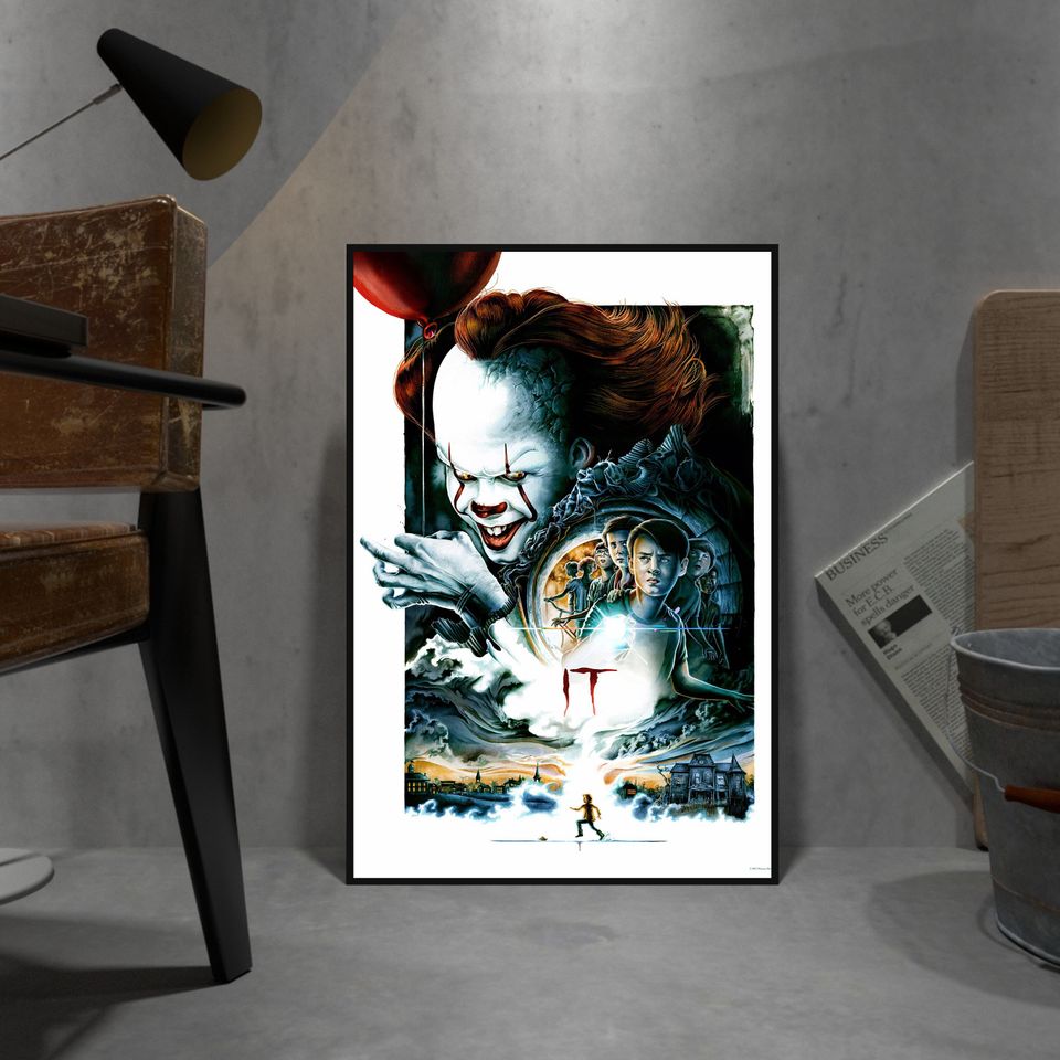 IT Poster, Pennywise Poster, Wall Decor