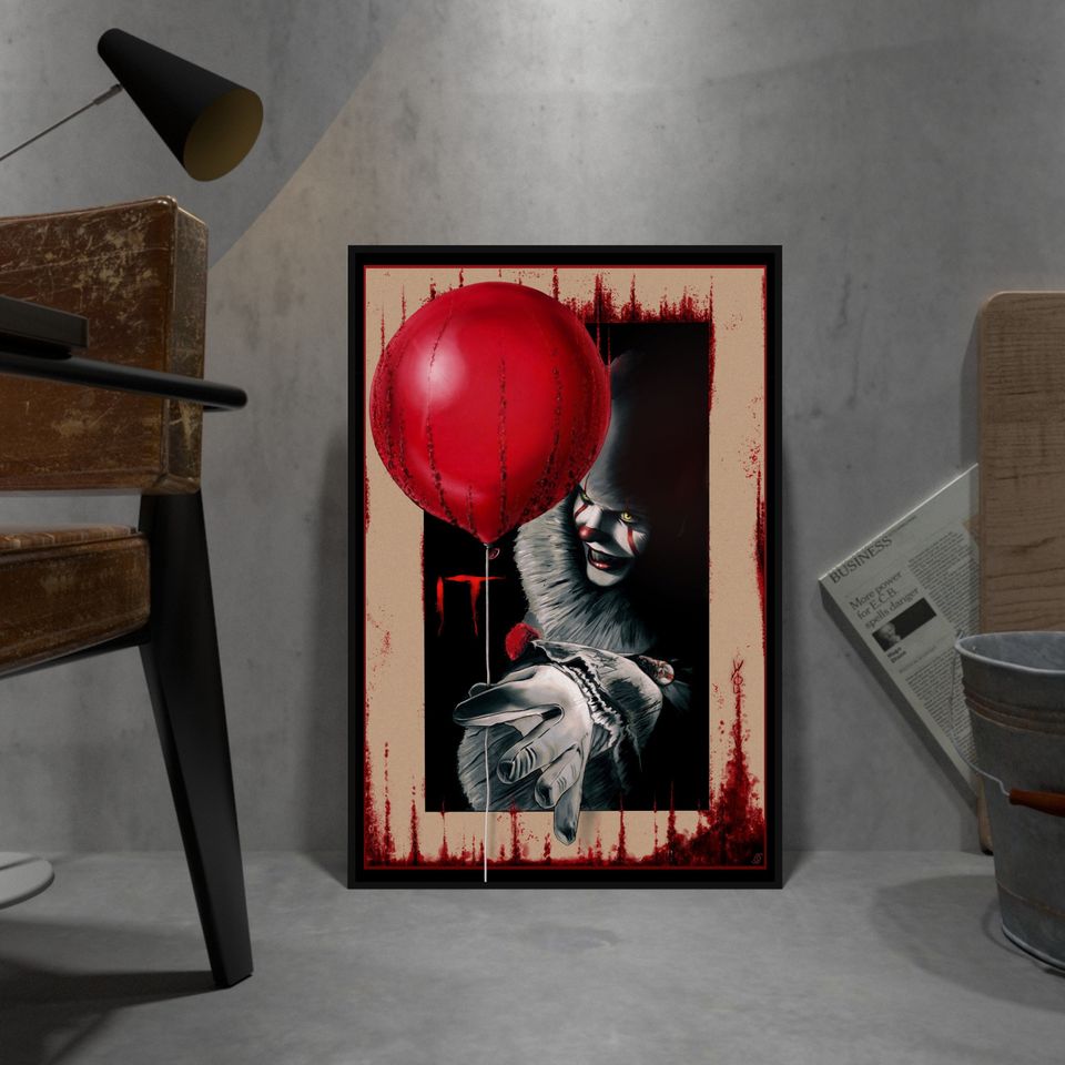 IT Poster, Pennywise Poster, Wall Decor