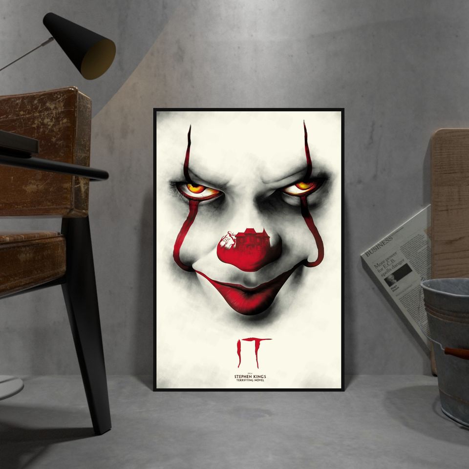 IT Poster, Pennywise Poster, Wall Decor