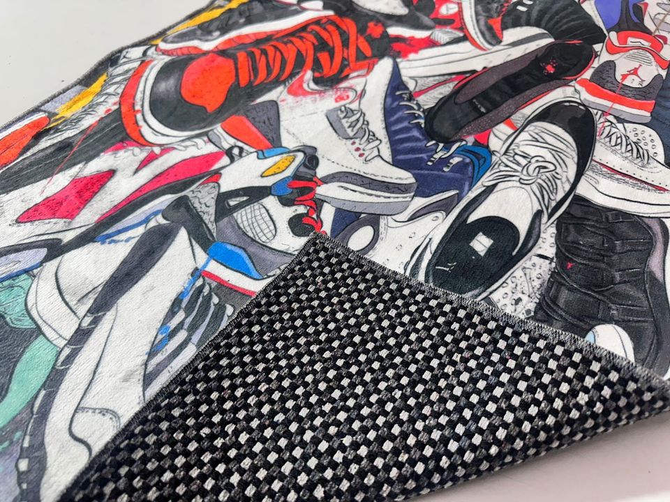 Sneaker Rug: Hypebeast Shoes Off Area Rug