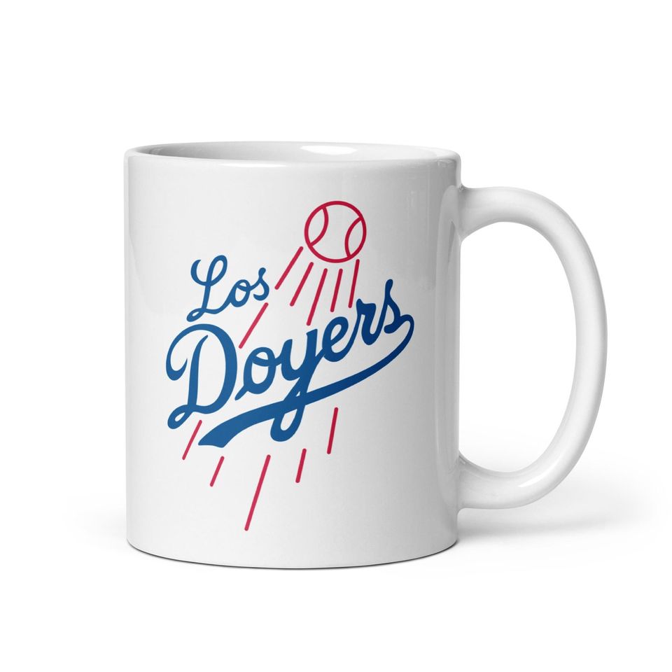 Los Doyers White Glossy Mug