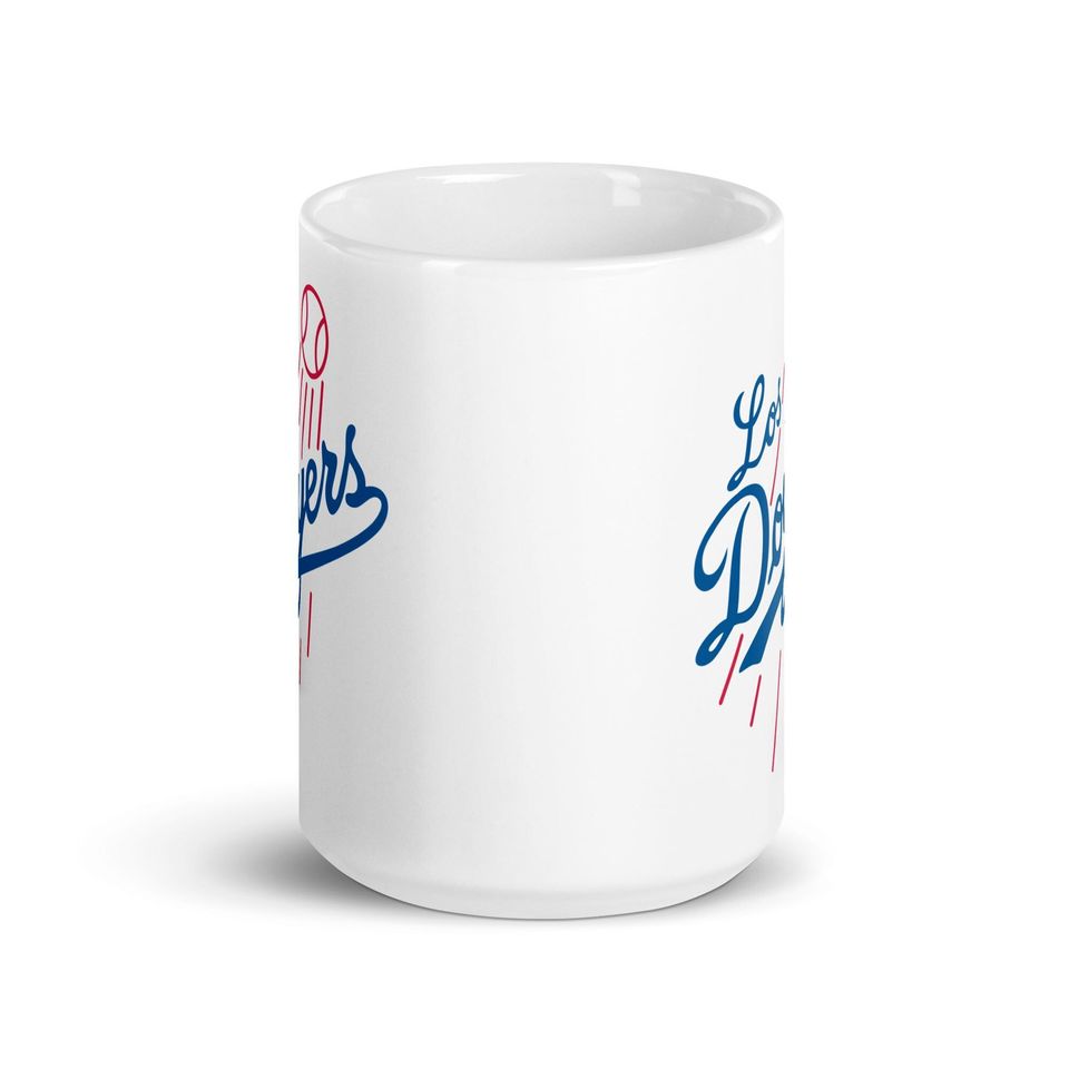 Los Doyers White Glossy Mug